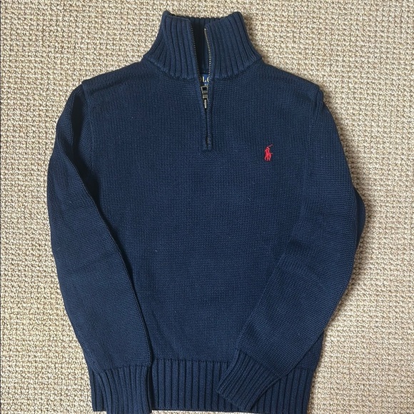 Polo by Ralph Lauren Blue Classic Knit Sweater - Picture 1 of 1